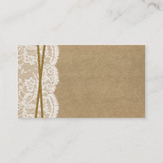 クラフト、レース&ひまわりコレクションのウェブサイト エンクロージャーカード (裏面)