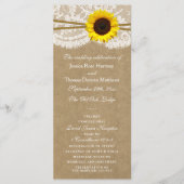 クラフト、レース、ひまわりコレクションプログラム プログラム (正面)