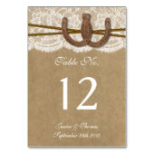 クラフト、レース&ホースシューコレクション テーブルナンバー (裏面)