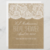 クラフト&レ素朴ースブライダルシャワーレシピディバイダー (正面/裏面)