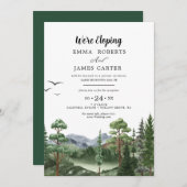 クラフト ロッキーマウンテン | 挙式後のパーティー招待状 招待状 (正面/裏面)