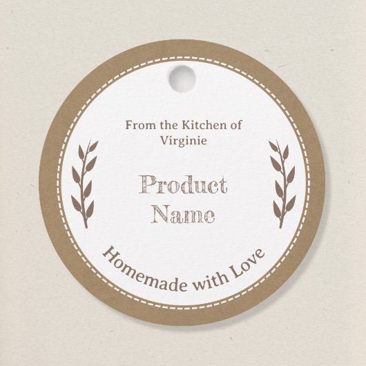 クラフト&素朴スモールビジネスメッセージカード フェイバータグ