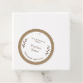 クラフト&素朴スモールビジネスメッセージカード フェイバータグ (インサイチュ)