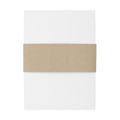 クラフフェイクト紙氏とMrsエレガント Script結婚の 招待状ベリーバンド (裏面例)