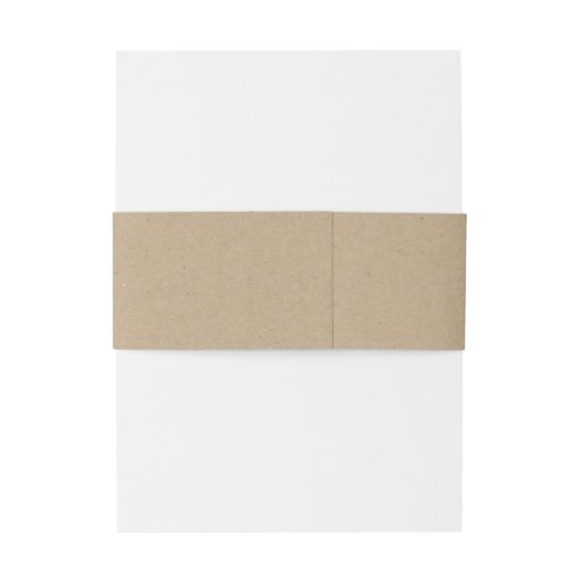 クラフフェイクト紙氏とMrsエレガント Script結婚の 招待状ベリーバンド (裏面例)