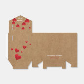 クラフフェイクト紙赤いハートヴァレンティネス結婚ズ フェイバーボックス (折り畳みなし)