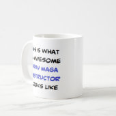 クラフマガインストラクター素晴らし、 コーヒーマグカップ (正面左)