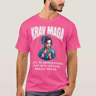 クラフマガガールKrav Maga機器Mma項目Krav Tシャツ