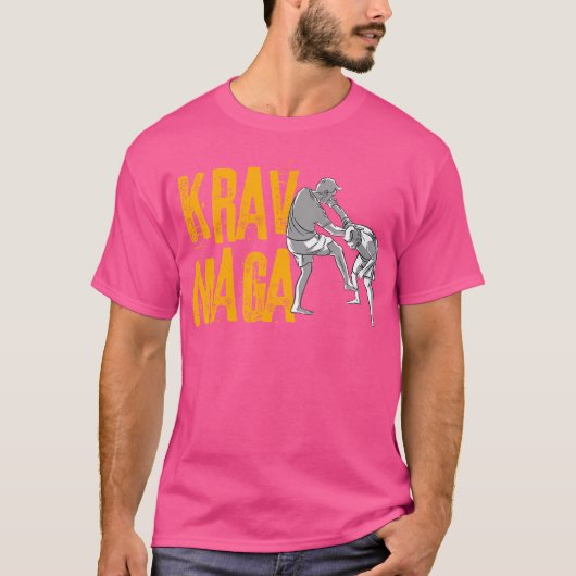 クラフマガシャツ自己防衛 Tシャツ (正面)