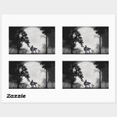 クラフマガ武術アーツグルーインキックのステッカー 長方形シール (シート)