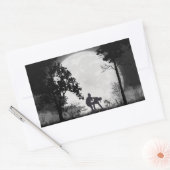 クラフマガ武術アーツグルーインキックのステッカー 長方形シール (封筒)