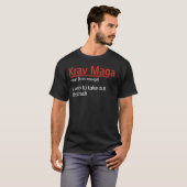 クラフマガ武術アーツ接近戦闘防衛mma fi tシャツ (正面フル)