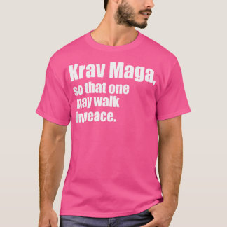 クラフマガ自衛隊連絡戦兵K Tシャツ