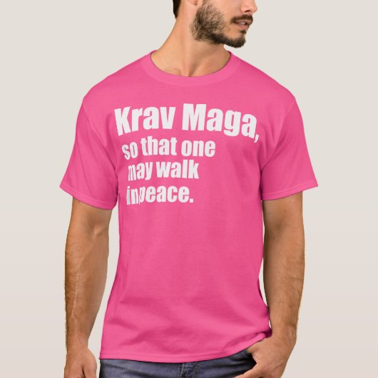 クラフマガ自衛隊連絡戦兵K Tシャツ (正面)