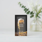 クラフモダンエレガントト醸造用ビールカスタムQR 名刺 (スタンド正面)