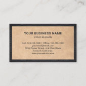 クラフモダントハンドマン自動修理整備士 名刺 (裏面)