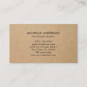 クラフモダント紙スタイルプロフェッショナル 名刺 (裏面)