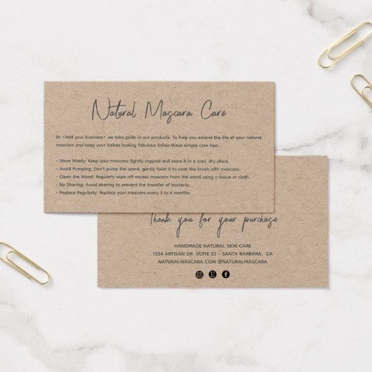 クラフモダント紙ロゴマスカラコスメ気にティ (オフィス)