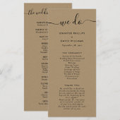クラフモダント・ウィズ・結婚ズ プログラム (正面/裏面)