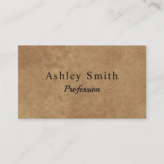 クラフモダンミニマルト紙 名刺 (正面)