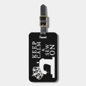 クラフ保トに穏やかな縫い/クラウンロゴDark ラゲッジタグ (正面縦)