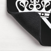 クラフ保トの静かなフック/クラウンロゴ{Dark} マウスパッド (コーナー)