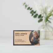 クラフ素朴トフィットネスパーソナルトレーナー写真 名刺 (スタンド正面)