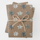 クラフ素朴トヴィンテージスカンジナビア金属星団 ラッピングペーパーシート (インサイチュ)