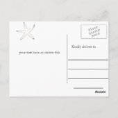 クラフ素朴ト紙スタフ結婚ィッシュ感謝していズ ポストカード (裏面)