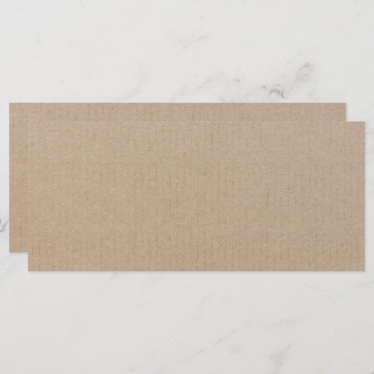 クラフ素朴ト紙空白のテンプレートカスタム (正面/裏面)