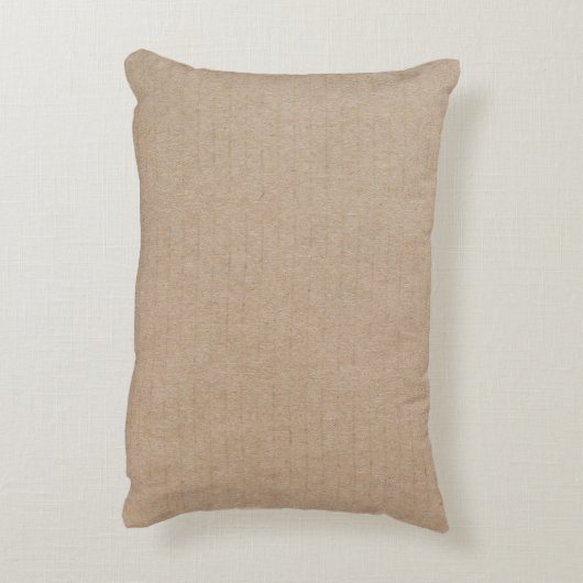 クラフ素朴ト紙空白のテンプレートカスタム アクセントクッション (裏面(縦))