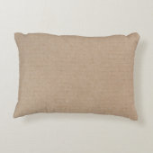 クラフ素朴ト紙空白のテンプレートカスタム アクセントクッション (裏面)