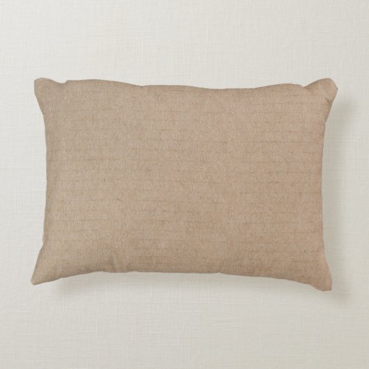 クラフ素朴ト紙空白のテンプレートカスタム アクセントクッション (裏面)