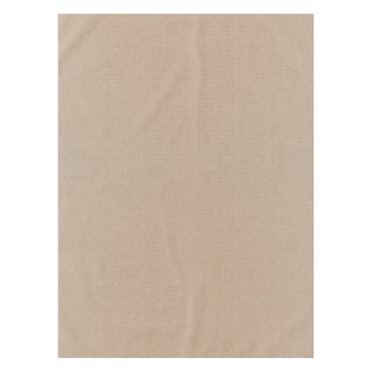 クラフ素朴ト紙空白のテンプレートカスタム テーブルクロス (正面)