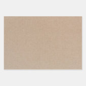 クラフ素朴ト紙空白のテンプレートカスタム ラッピングペーパーシート (正面3)