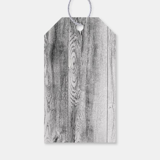 クラフ素朴ト結婚式の引き出物ラベル – ありがとう ギフトタグ (裏面)