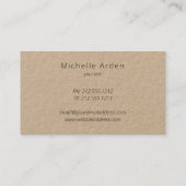 クラフ素朴ト花園芸造園 名刺 (裏面)