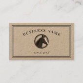 クラフ素朴ト馬場乗用トレーナー 名刺 (正面)