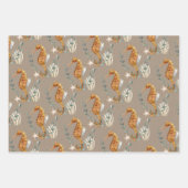 クラフ素朴ト・シーホース・アンダー・ザ・シー ラッピングペーパーシート (正面2)