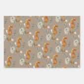 クラフ素朴ト・シーホース・アンダー・ザ・シー ラッピングペーパーシート (正面)