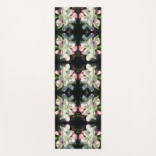 クラブかわいらしリン春フラワーフラワーフラワーフラワー抽象芸術 ヨガマット (正面)