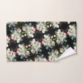 クラブかわいらしリン春花咲き乱れる花 バスタオルセット (ハンドタオル)