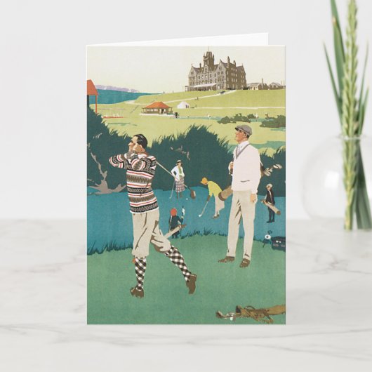 クラブでのゴルフ カード (正面)