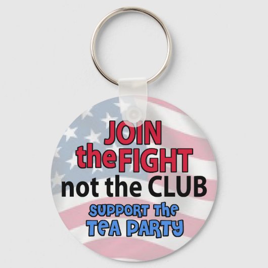 クラブではない戦いに参加する茶のパーティー キーホルダー (正面)