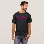 クラブで我々は全員ファム Tシャツ (正面フル)