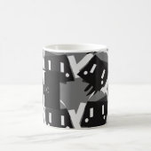 クラブで踊り狂うロボット コーヒーマグカップ (中央)