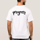 クラブで踊るプログレスTシャツ Tシャツ (裏面)