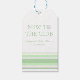 クラブに新しく入会 Preppy ベビーシャワー ギフトタグ