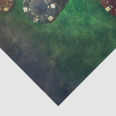 クラブのエース&トランプのポーカーチップ，ゲーム 薄葉紙 (詳細)