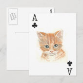 クラブのエース ポストカード (正面/裏面)